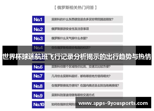 世界杯球迷航班飞行记录分析揭示的出行趋势与热情
